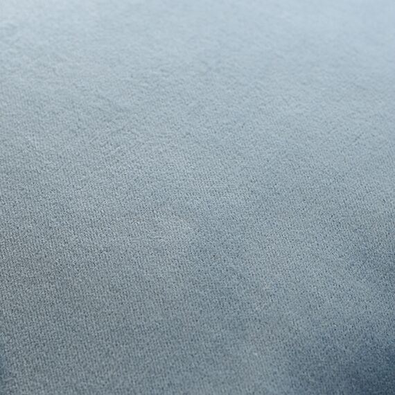 Подушка декоративная из хлопкового бархата светло-синего цвета из коллекции Essential, 45х45 см, изображение 16