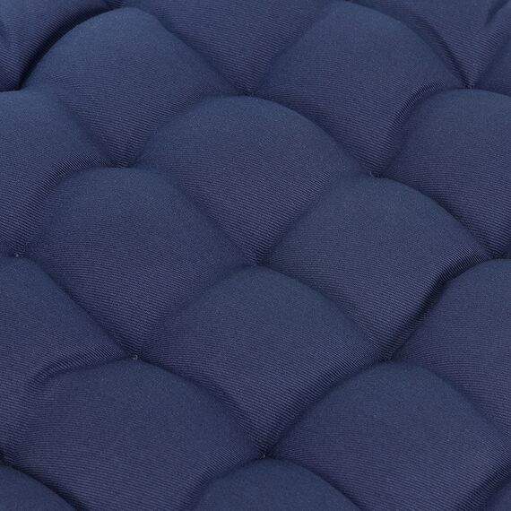 Подушка на стул из хлопка темно-синего цвета из коллекции Essential, 40х40 см, изображение 4
