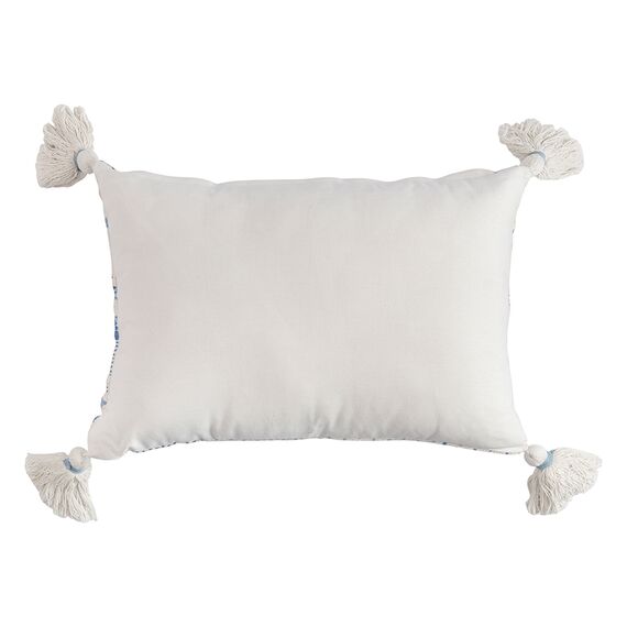 Подушка декоративная с вышивкой и кисточками из коллекции Ethnic , 35х60 см, изображение 5