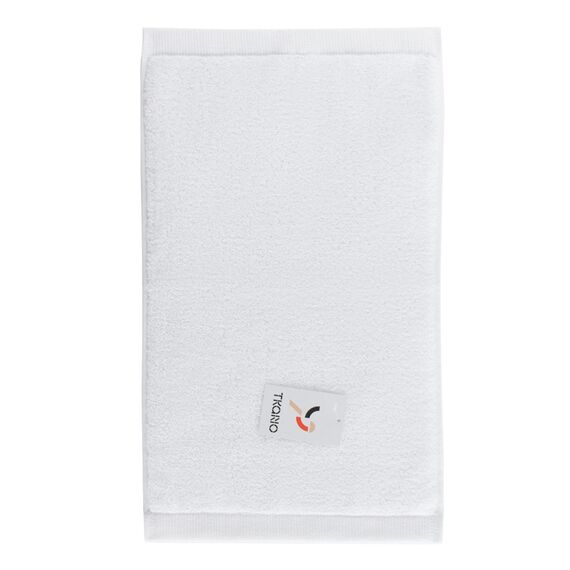 Полотенце для лица белого цвета из коллекции Essential, 30х50 см, изображение 2