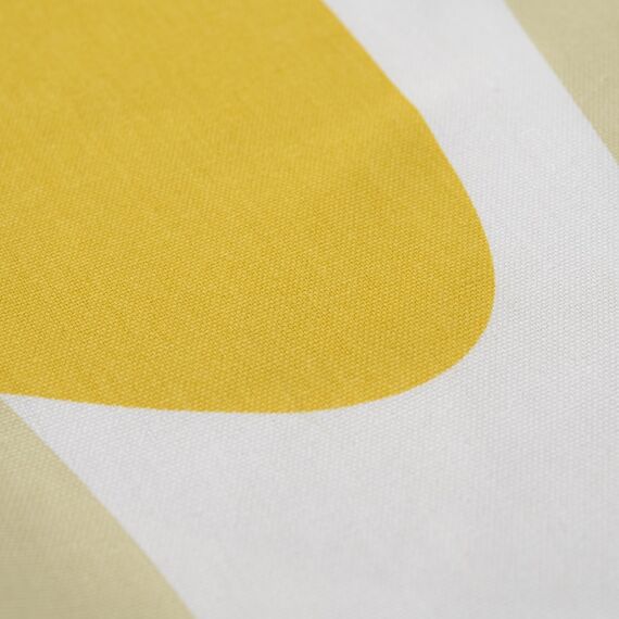 Полотенце кухонное горчичного цвета с авторским принтом из коллекции Freak Fruit, 50х70 см, изображение 4