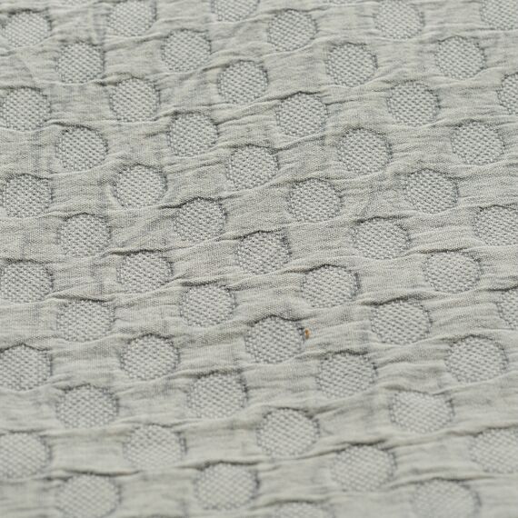 Покрывало из стираного хлопка серого цвета из коллекции Essential, 230х250 см, изображение 8