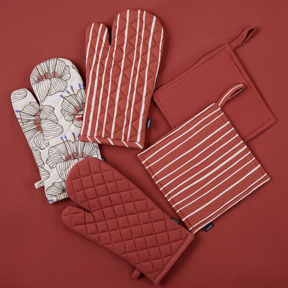 Прихватка из хлопка терракотового цвета из коллекции Prairie, 22х22 см, изображение 2