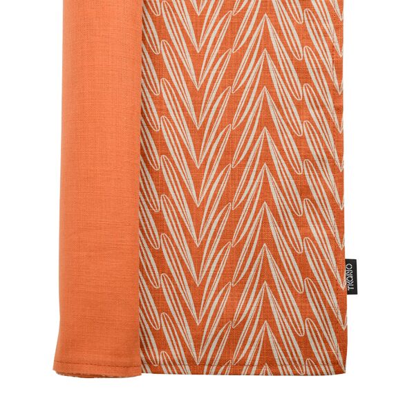 Салфетка двухсторонняя под приборы из хлопка с графичным принтом Колосья Russian North, 35х45 см, изображение 3