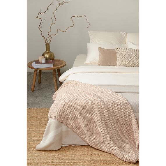 Простыня из сатина кремового цвета из коллекции Essential, 240х270 см, изображение 5