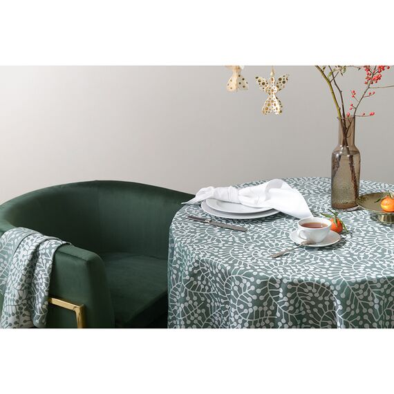 Салфетка белого цвета с фактурным рисунком из хлопка из коллекции Essential, 53х53см, изображение 6