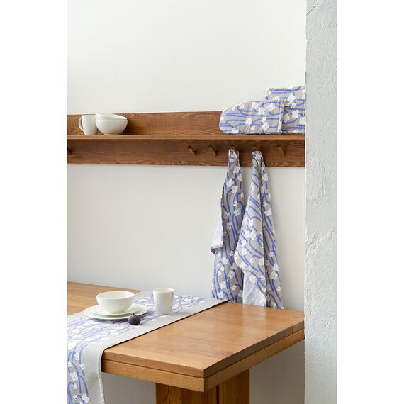 Прихватка из хлопка с принтом Полярный цветок из коллекции Scandinavian touch, 20х20 см, изображение 2