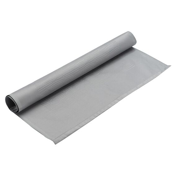 Салфетка сервировочная жаккардовая серого цвета из хлопка с вышивкой из коллекции Essential, 53х53 см, изображение 2