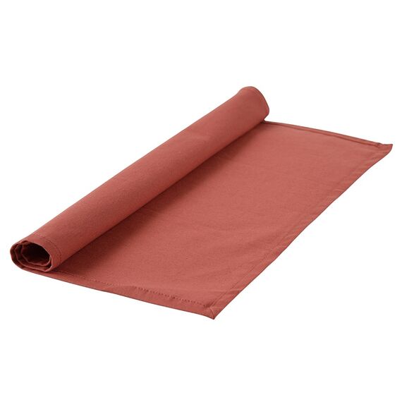 Салфетка сервировочная из хлопка терракотового цвета из коллекции Prairie, 45х45 см, изображение 2