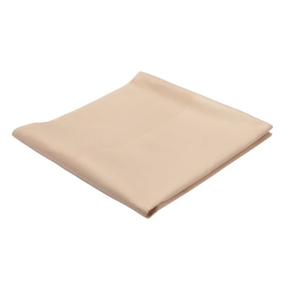 Скатерть классическая бежевого цвета из хлопка из коллекции Essential, 180х180 см, изображение 5