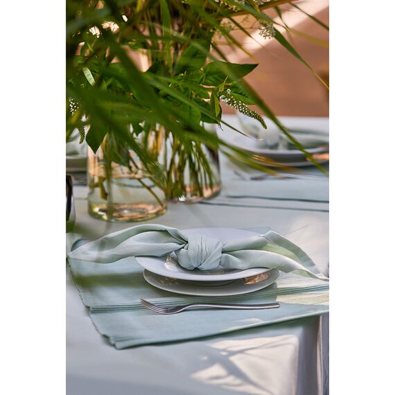 Салфетка сервировочная мятного цвета из коллекции Wild, 45х45 см, изображение 5