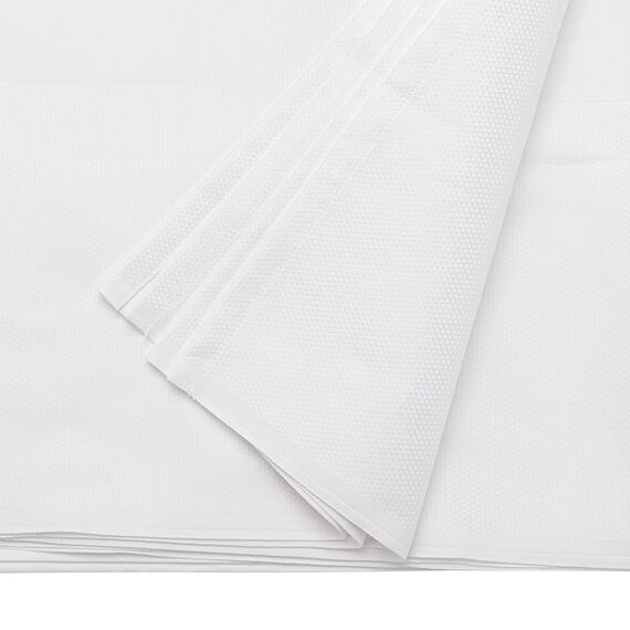 Скатерть классическая белого цвета из хлопка из коллекции Essential, 180х260 см, изображение 3
