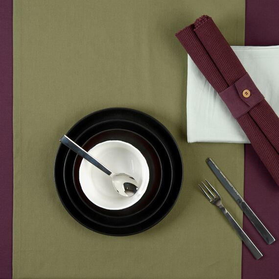 Салфетка сервировочная мятного цвета из коллекции Wild, 45х45 см, изображение 10