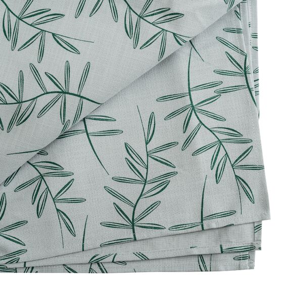 Скатерть на стол из хлопка с графичным принтом Папоротник Russian North, 170х170 см, изображение 8