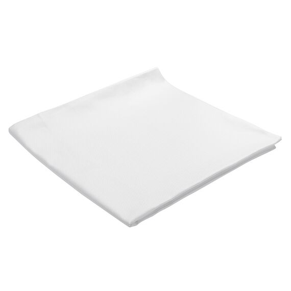 Скатерть белого цвета с фактурным жаккардовым рисунком из хлопка из коллекции Essential, 180х260 см, изображение 2