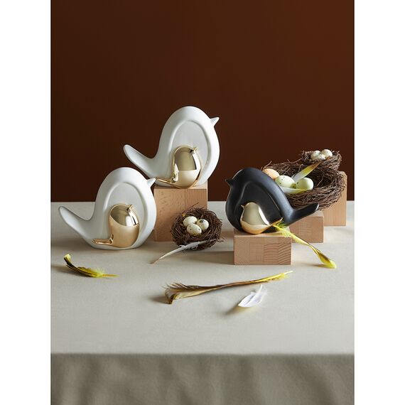 Декор из фарфора White Birdie из коллекции Essential, 16х8x13 см, Tkano, изображение 4