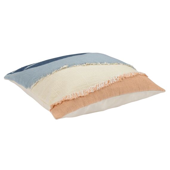 Чехол на подушку с геометрическим принтом и бахромой из коллекции Ethnic, 45х45 см, изображение 6