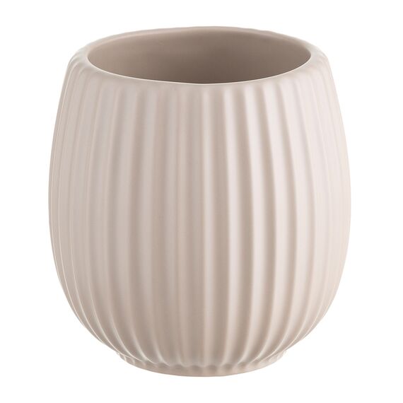 Горшок цветочный кремового цвета из коллекции Edge, 1,2л, Tkano, изображение 6