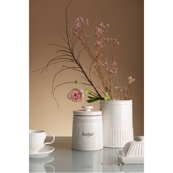 Банка для сахара белого цвета из коллекции Kitchen Spirit, 820 мл, Tkano, изображение 5