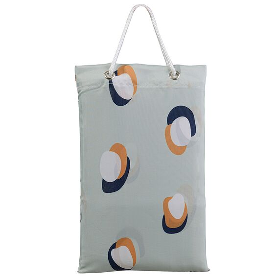 Штора для ванной мятного цвета с принтом Sun Spots  из коллекции Wild, 180х200 см, изображение 8