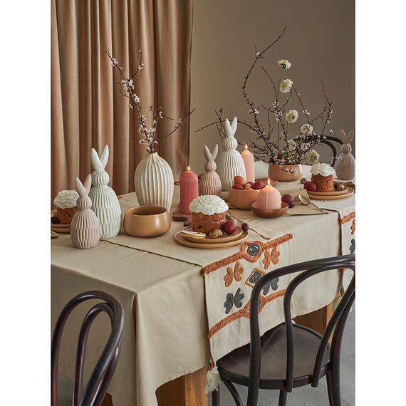 Декор из фарфора белого цвета Trendy Bunny из коллекции Easter Essential, 12,5х12,5x30,5 см, Tkano, изображение 9