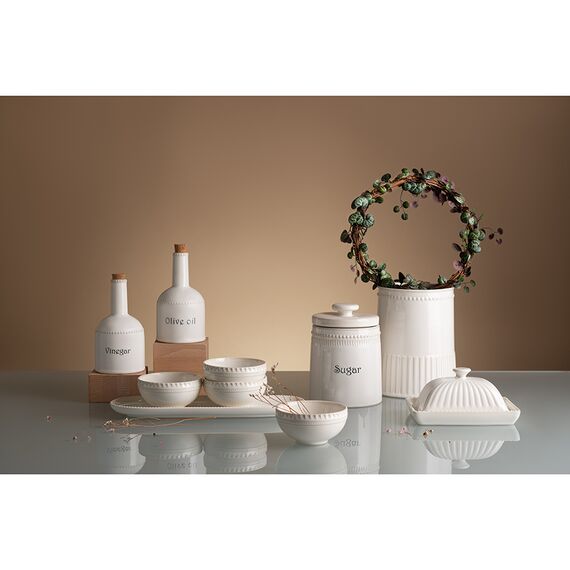 Бутылка для масла белого цвета из коллекции Kitchen Spirit, 250 мл, Tkano, изображение 3