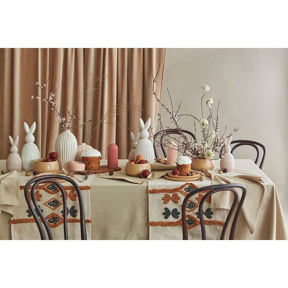 Декор из фарфора белого цвета Trendy Bunny из коллекции Easter Essential, 12,5х12,5x30,5 см, Tkano, изображение 8