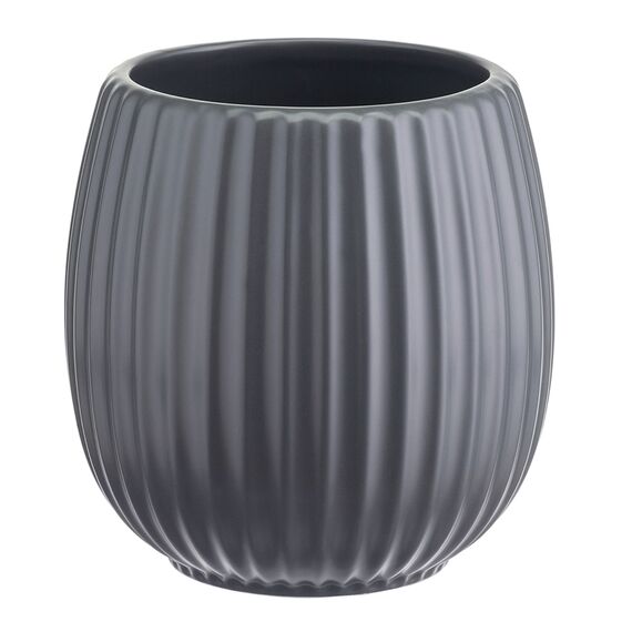 Горшок цветочный серого цвета из коллекции Edge, 1,2 л, Tkano, изображение 5