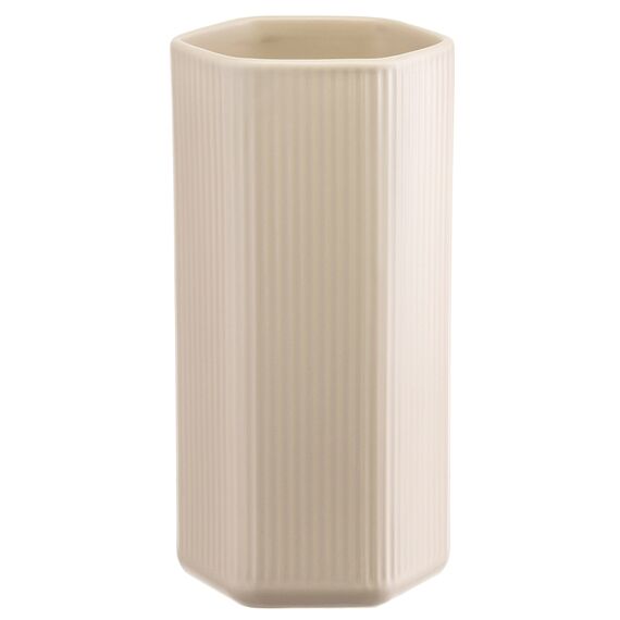 Ваза кремового цвета из коллекции Edge, 27см, Tkano