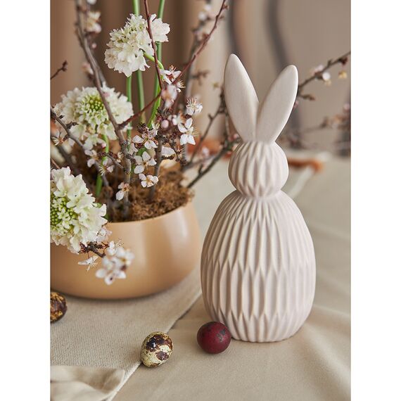 Декор из фарфора бежевого цвета Trendy Bunny из коллекции Easter Essential, 9,2х9,2x22,6 см, Tkano, изображение 14