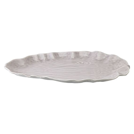 Блюдо сервировочное Clams серого цвета из коллекции Sea treasures, Tkano