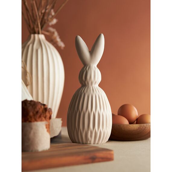 Декор из фарфора бежевого цвета Trendy Bunny из коллекции Easter Essential, 9,2х9,2x22,6 см, Tkano, изображение 9