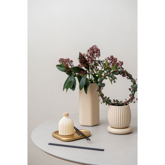 Ваза кремового цвета из коллекции Edge, 27см, Tkano, изображение 3