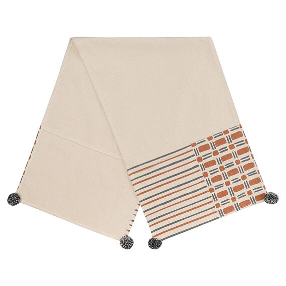 Дорожка на стол с геометрическим рисунком Abstract play из коллекции Ethnic, 45х150 см, Tkano, изображение 4