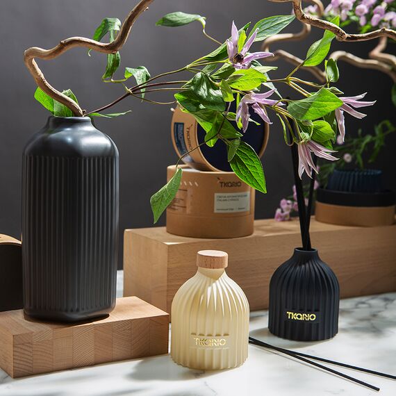 Диффузор ароматический Musk, Rose & Cedarwood из коллекции Edge, 200 мл, тёмно-синий, Tkano, изображение 7