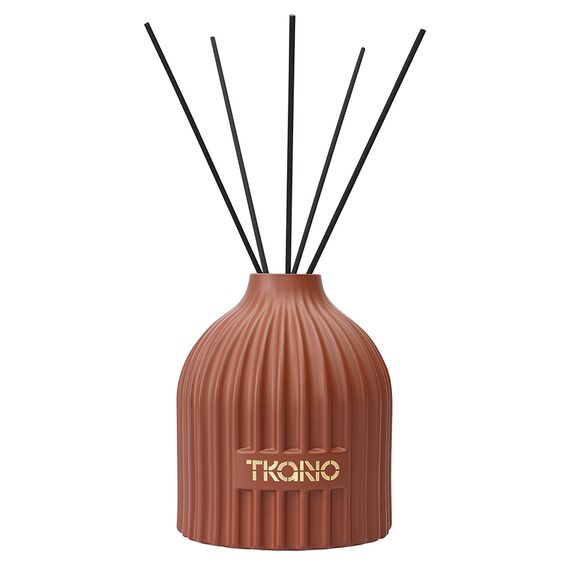 Диффузор ароматический Nutmeg, Leather & Vanilla из коллекции Edge, 200 мл, терракотовый, Tkano, изображение 3