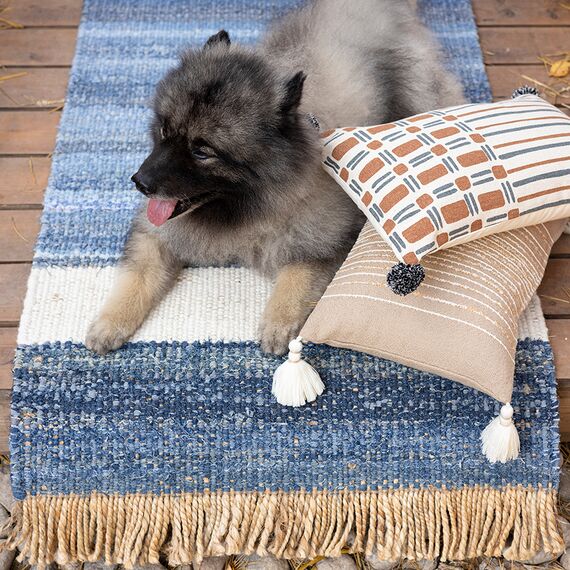 Ковер из джута, денима и шерсти Hyderabad из коллекции Ethnic, 160х230см, Tkano, изображение 3