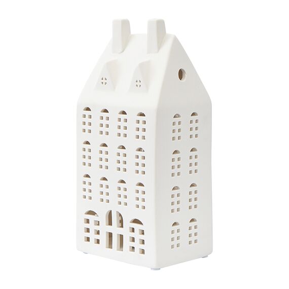 Домик из фарфора с подсветкой Aalborg из коллекции New Year Essential, 21,6 см, Tkano