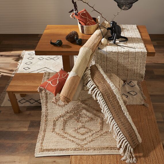 Ковер из джута и хлопка Patna из коллекции Ethnic, 200х300см, Tkano, изображение 7