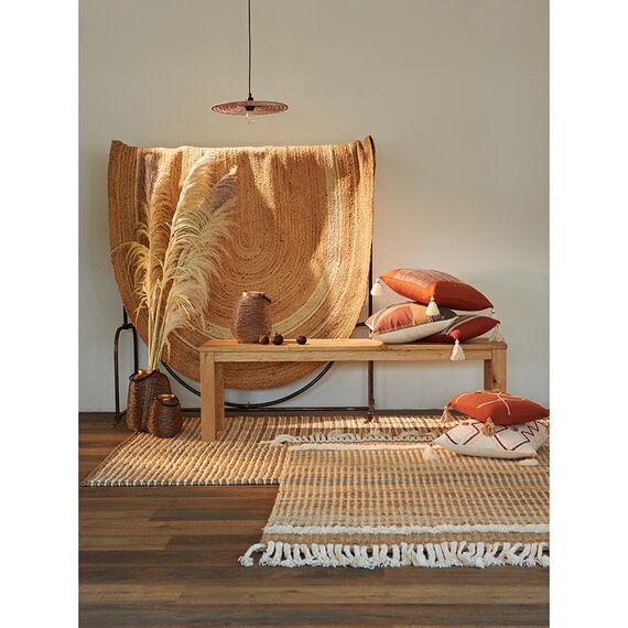 Ковер из джута и шерсти Mumbai из коллекции Ethnic, 70x160см, Tkano, изображение 9