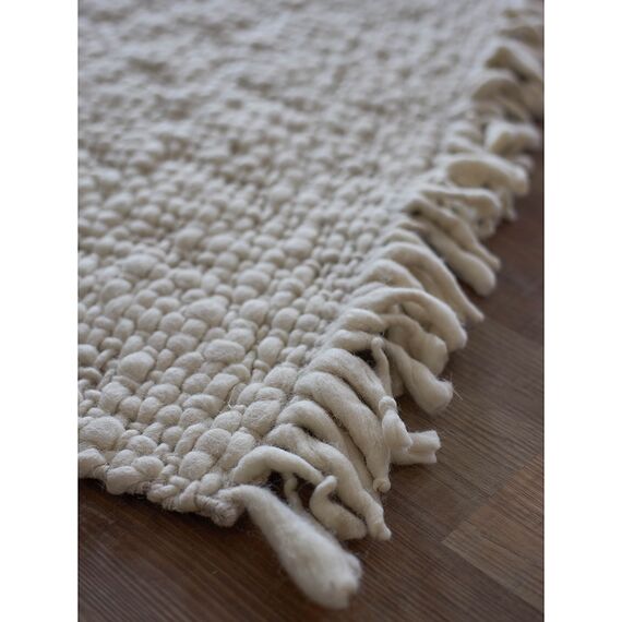 Ковер из буклированной новозеландской шерсти из коллекции Ethnic, 70х160 см, Tkano, изображение 6