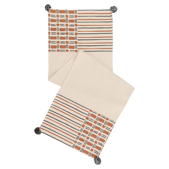 Дорожка на стол с геометрическим рисунком Abstract play из коллекции Ethnic, 45х150 см, Tkano, изображение 3