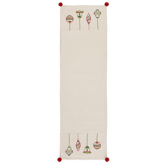 Дорожка с вышивкой Christmas decorations из коллекции New Year Essential, 45х150 см, Tkano, изображение 5