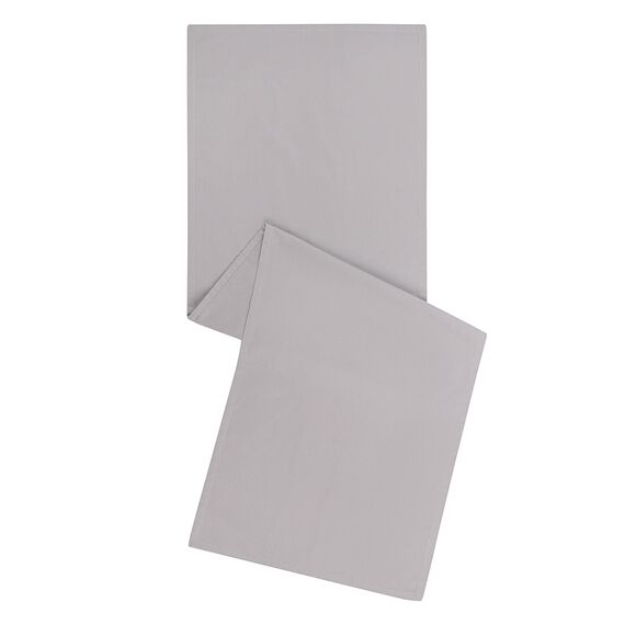 Дорожка на стол из хлопка серого цвета из коллекции Essential, 45х150 см, изображение 2