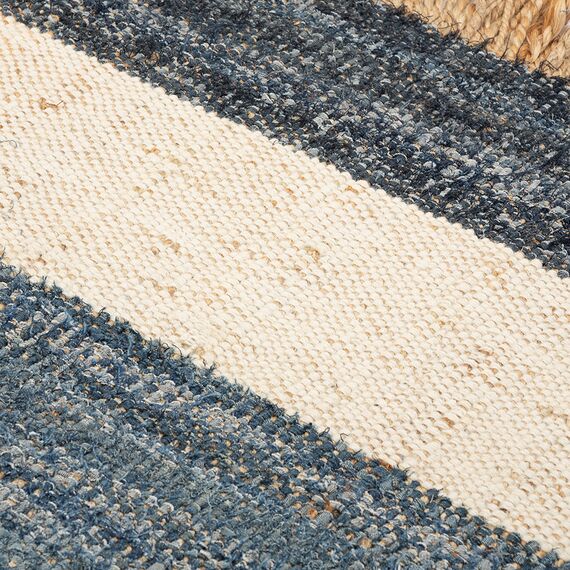 Ковер из джута, денима и шерсти Hyderabad из коллекции Ethnic, 120х180см, Tkano, изображение 8