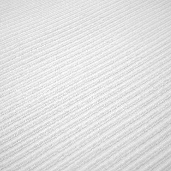 Коврик для ванной фактурный белого цвета из коллекции Essential, 50х80 см, Tkano, изображение 4