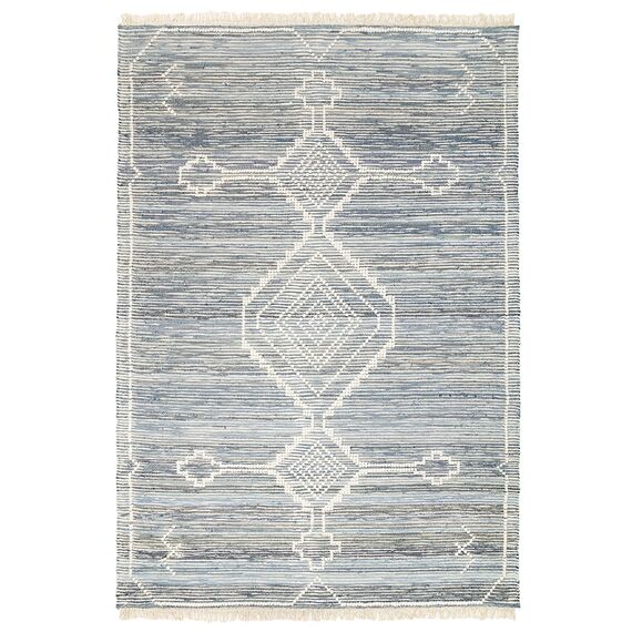 Ковер из шерсти и денима Jammu из коллекции Ethnic, 200х300см, Tkano