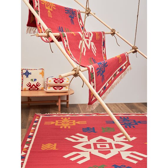 Ковер из шерсти по мотивам чувашских орнаментов из коллекции Cultural Heritage, 200х300 см, Tkano, изображение 7