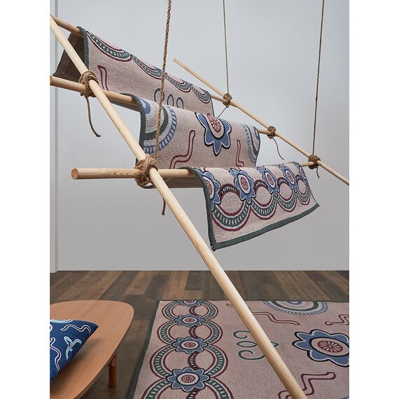 Ковер из хлопка по мотивам эвенских орнаментов из коллекции Cultural Heritage, 120х180 см, Tkano, изображение 4