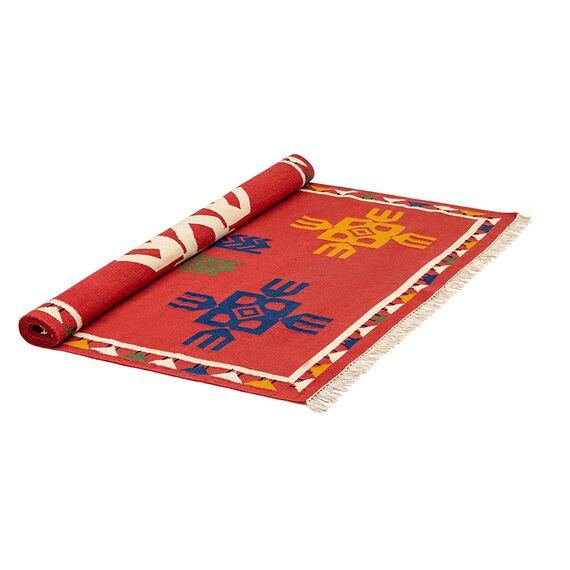 Ковер из шерсти по мотивам чувашских орнаментов из коллекции Cultural Heritage, 160х230 см, Tkano, изображение 11